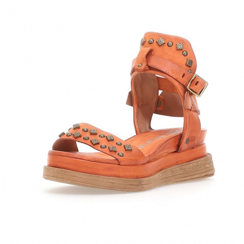 A.S.98 Leta Sandalen Damen Orange | DE-257ZQIKBX