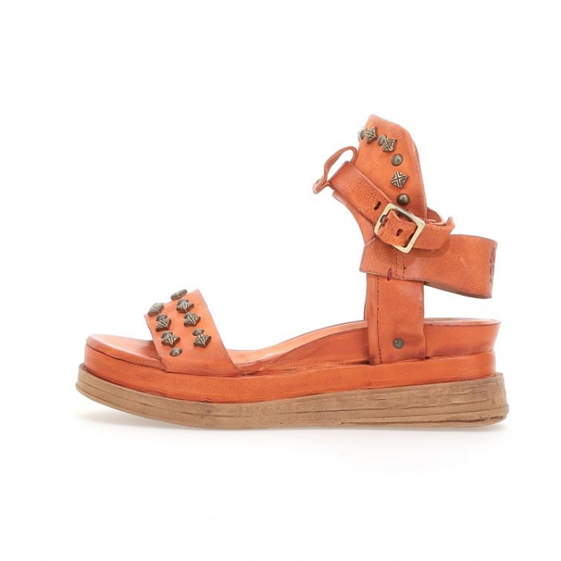 A.S.98 Leta Sandalen Damen Orange | DE-257ZQIKBX