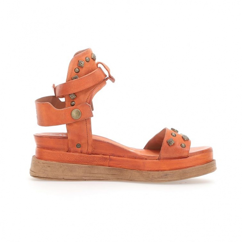 A.S.98 Leta Sandalen Damen Orange | DE-257ZQIKBX