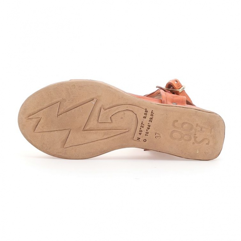 A.S.98 Leta Sandalen Damen Orange | DE-257ZQIKBX