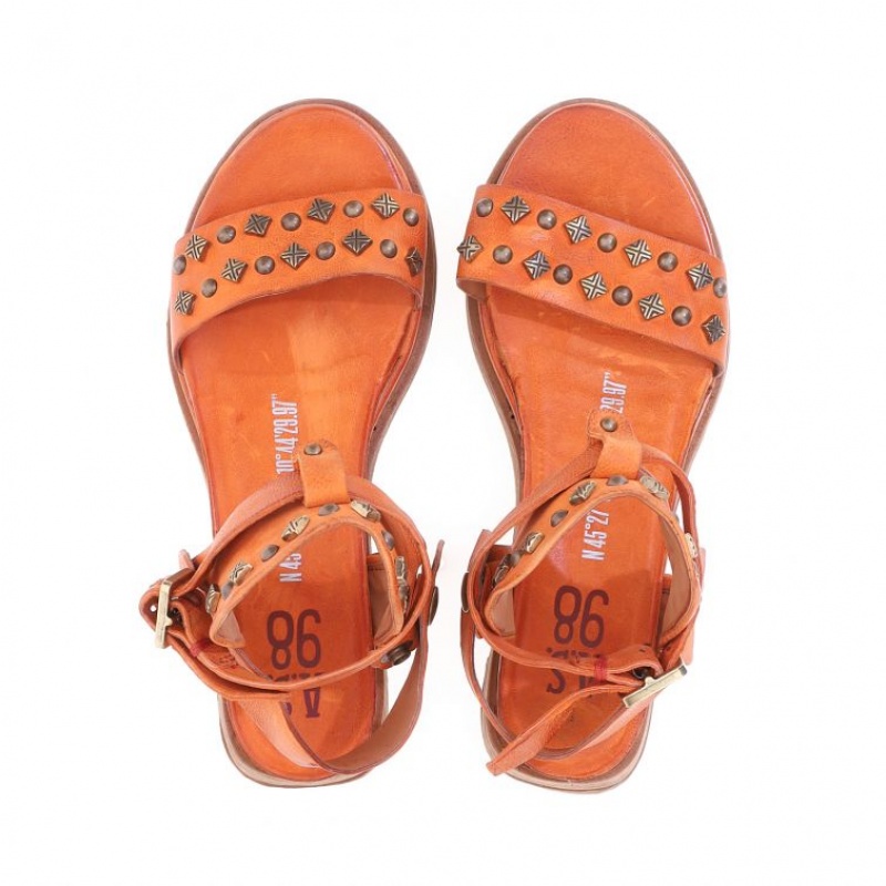 A.S.98 Leta Sandalen Damen Orange | DE-257ZQIKBX