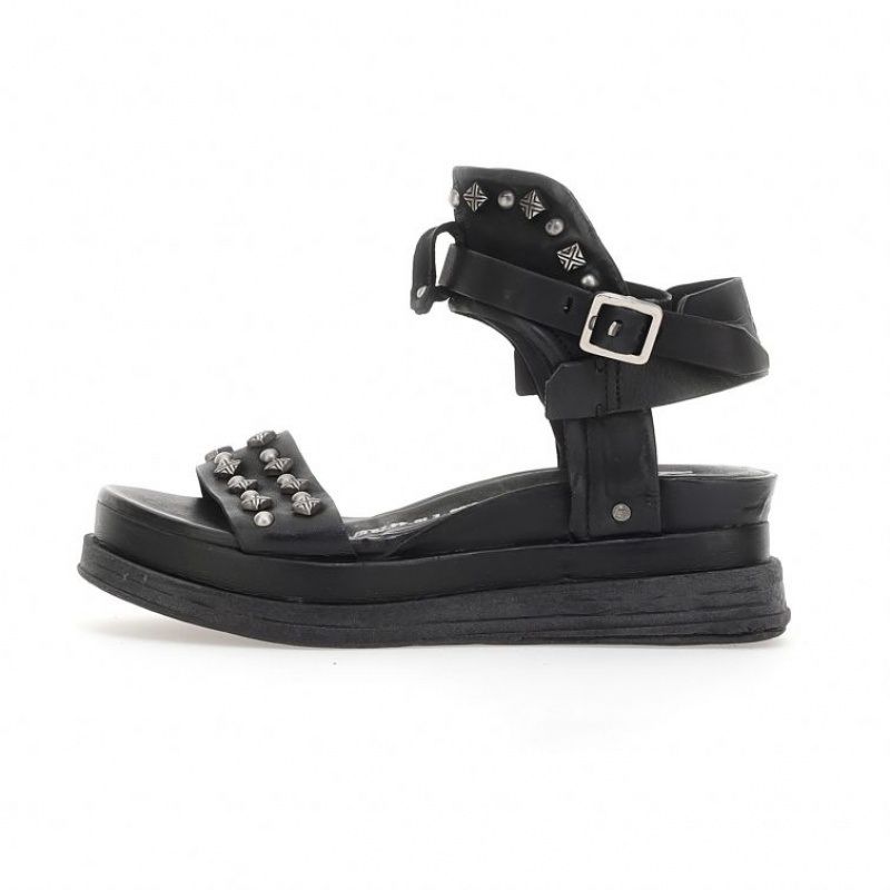 A.S.98 Leta Sandalen Damen Schwarz | DE-374USHOAY