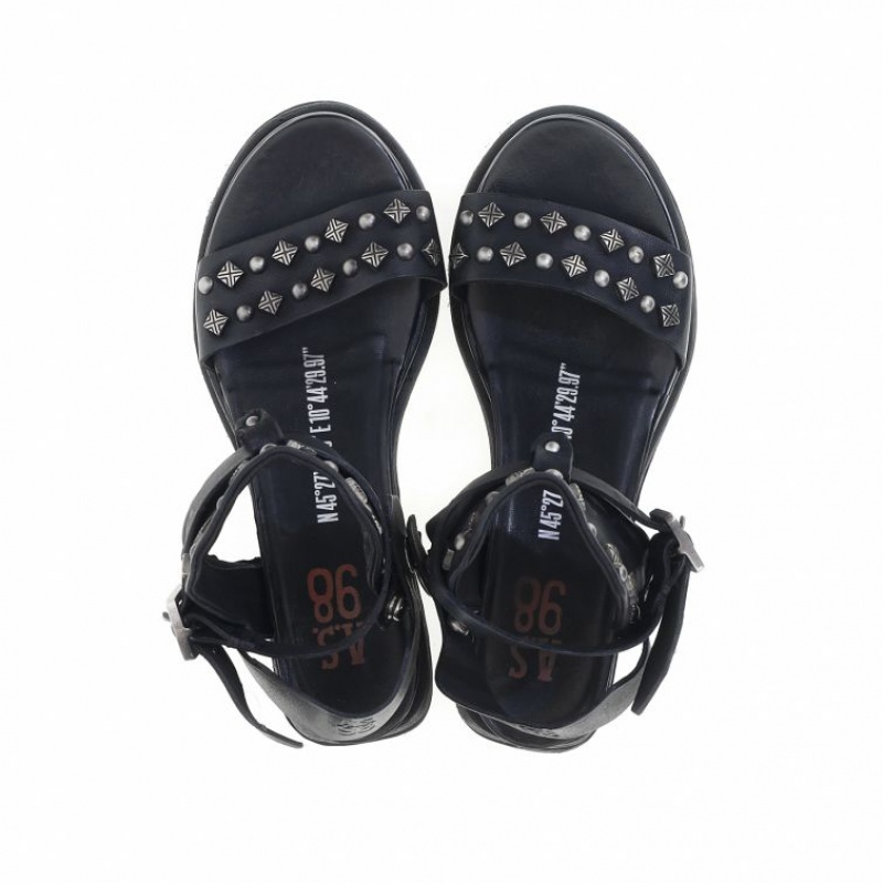 A.S.98 Leta Sandalen Damen Schwarz | DE-374USHOAY