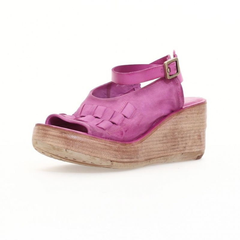 A.S.98 Nan Sandalen Damen Fuchsie | DE-651WQHBKD