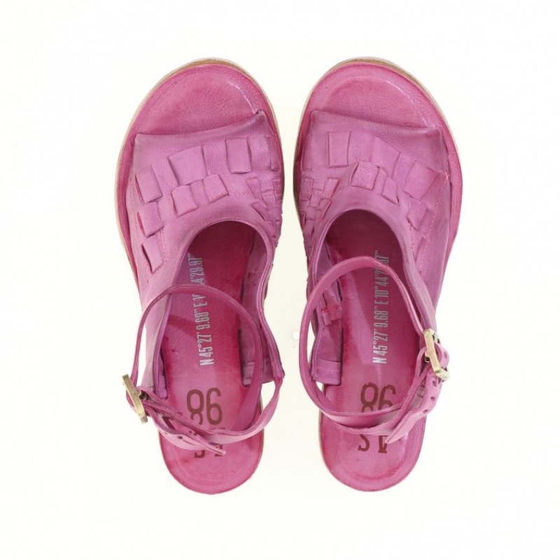 A.S.98 Nan Sandalen Damen Fuchsie | DE-651WQHBKD