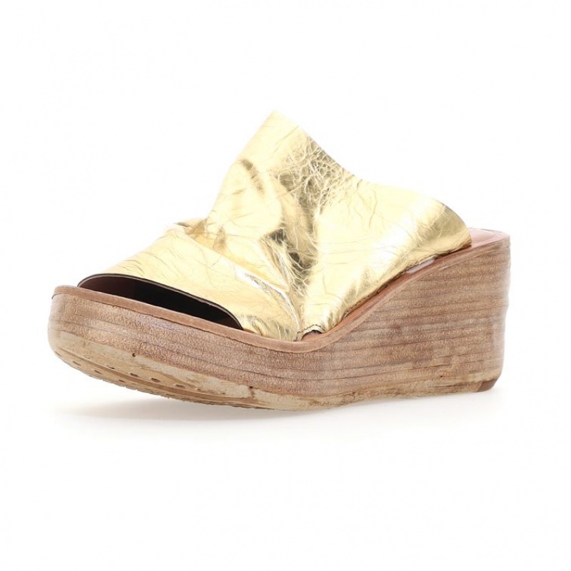 A.S.98 Nanette Sandalen Damen Gold | DE-630SUJGXI