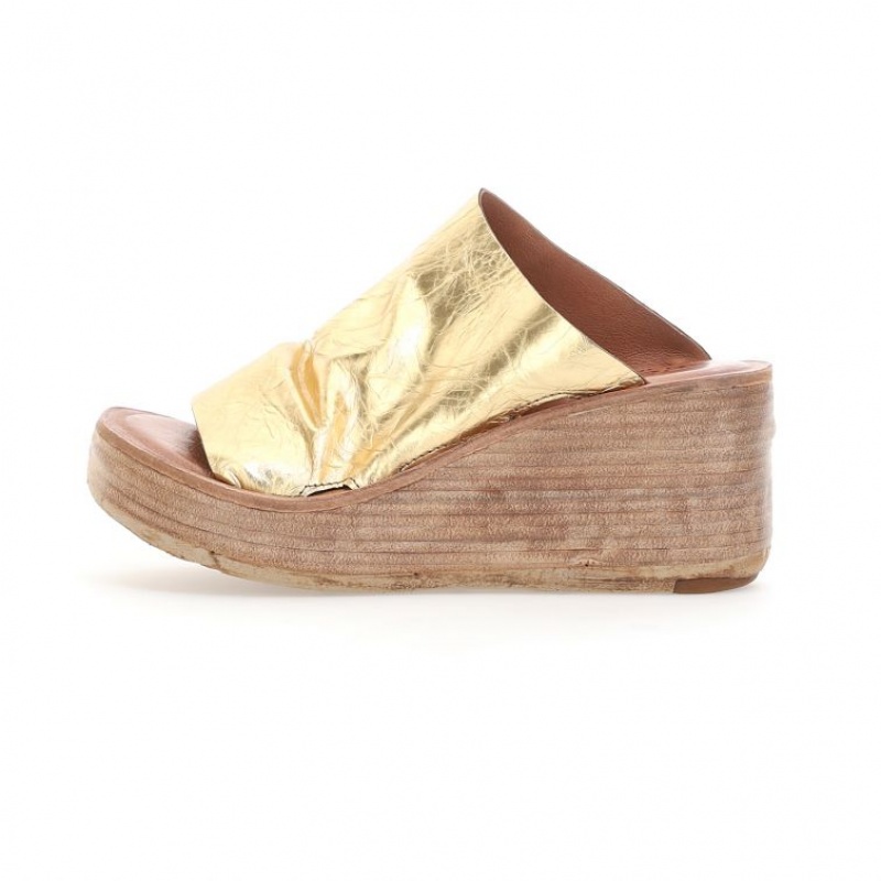 A.S.98 Nanette Sandalen Damen Gold | DE-630SUJGXI