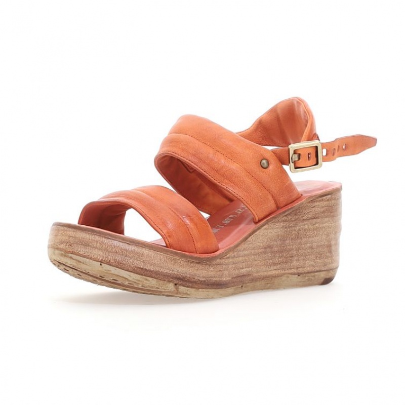 A.S.98 Neely Sandalen Damen Orange | DE-763ZCINTM