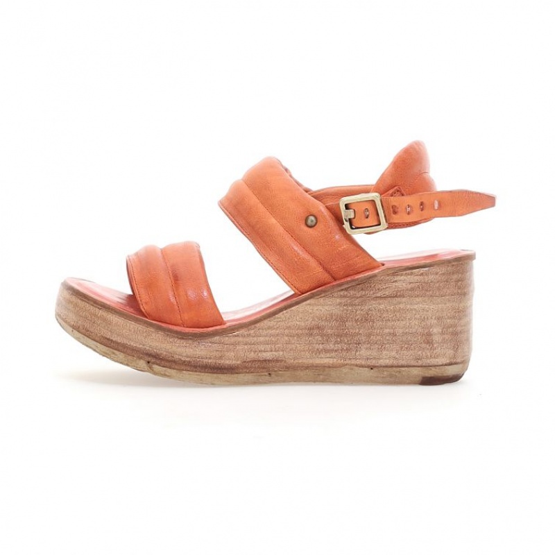 A.S.98 Neely Sandalen Damen Orange | DE-763ZCINTM