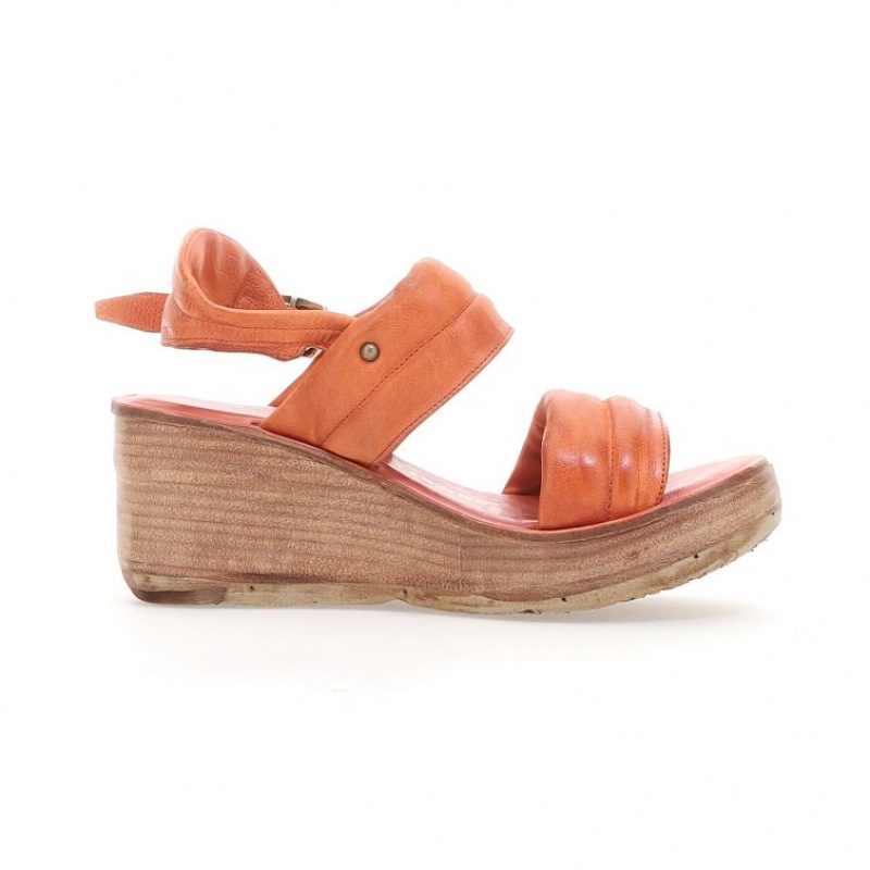 A.S.98 Neely Sandalen Damen Orange | DE-763ZCINTM