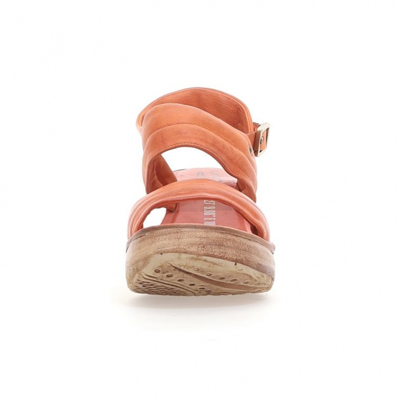 A.S.98 Neely Sandalen Damen Orange | DE-763ZCINTM