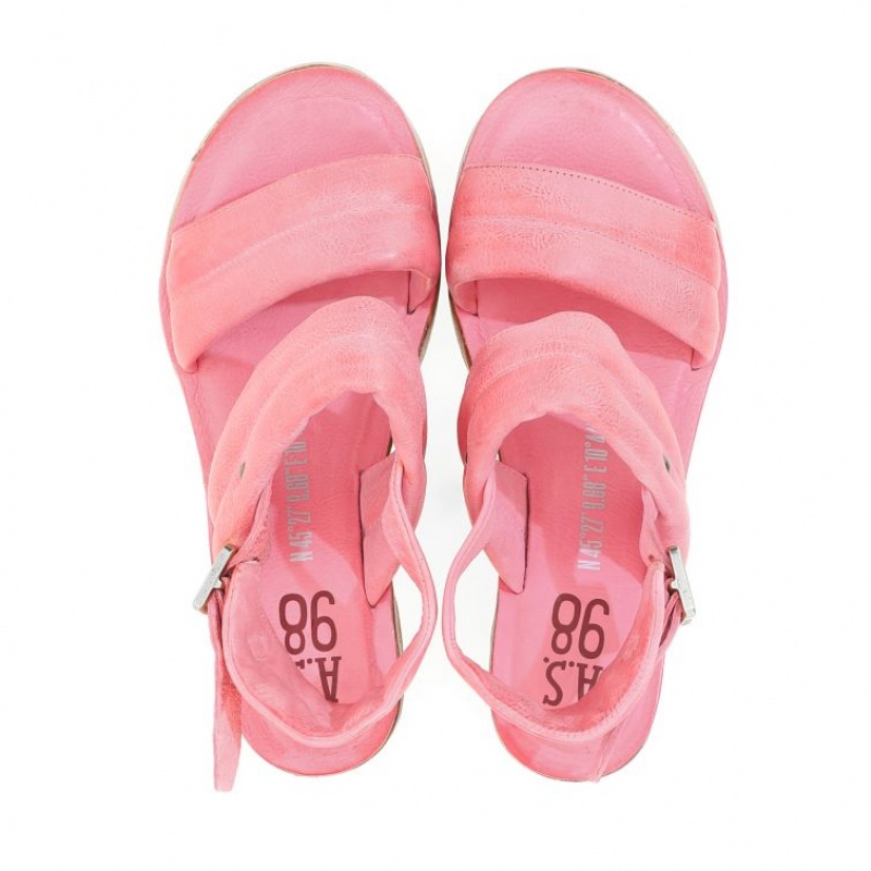 A.S.98 Neely Sandalen Damen Rosa | DE-082PQCEMA