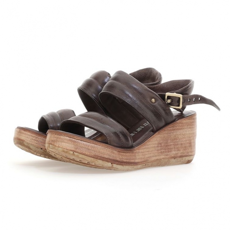 A.S.98 Neely Sandalen Damen Schokolade | DE-298FYAJPU