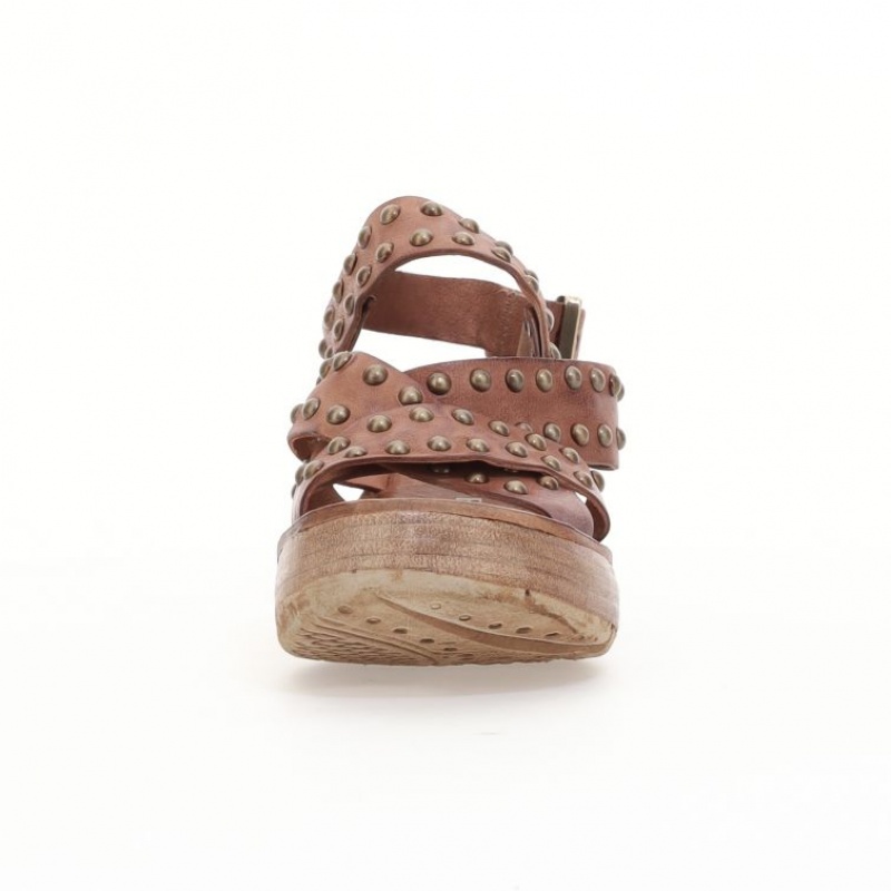 A.S.98 Normand Sandalen Damen Khaki | DE-916FVPMNW