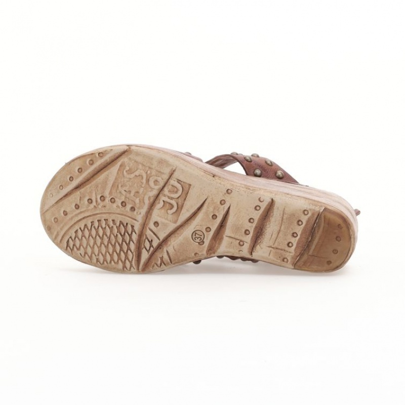 A.S.98 Normand Sandalen Damen Khaki | DE-916FVPMNW