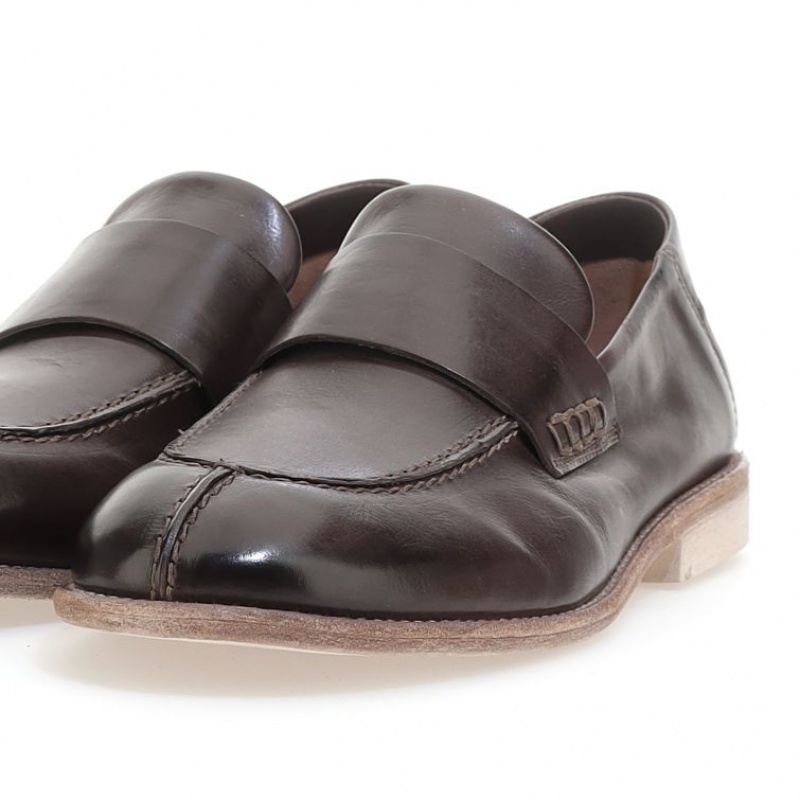 A.S.98 Ogden flat shoes Herren Schokolade | DE-197DCJLYW