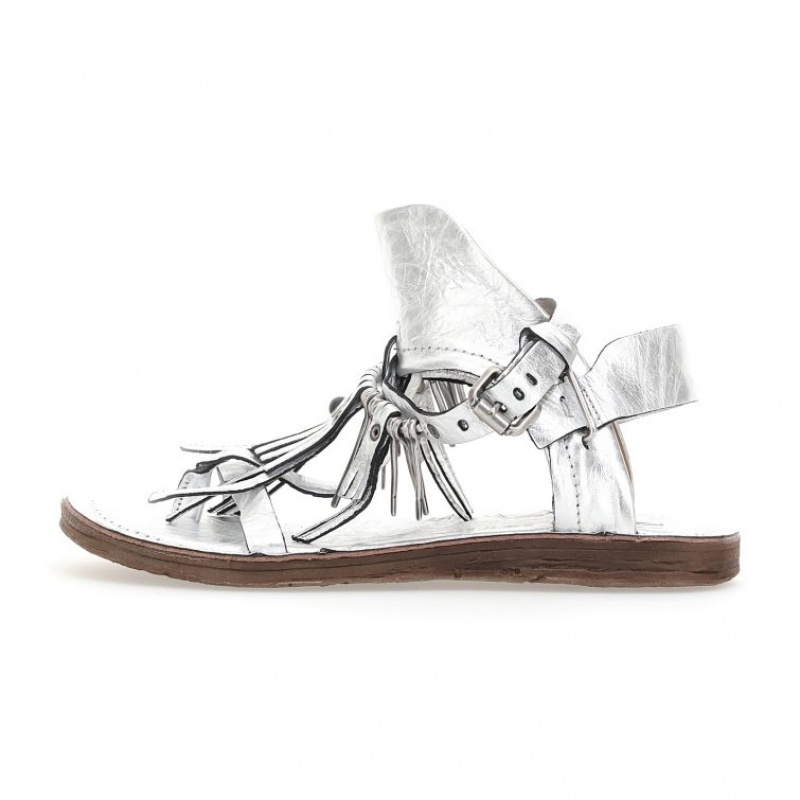 A.S.98 Reina Sandalen Damen Silber | DE-218VYAZSU