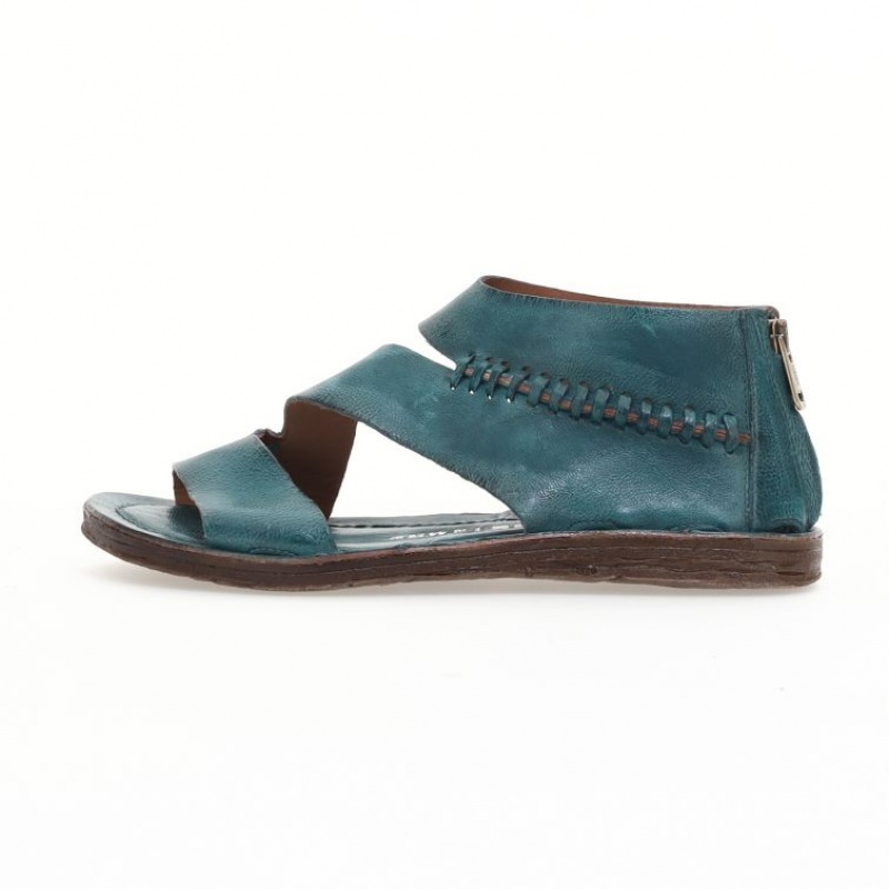 A.S.98 Romey Sandalen Damen Grün | DE-016MSFZWH