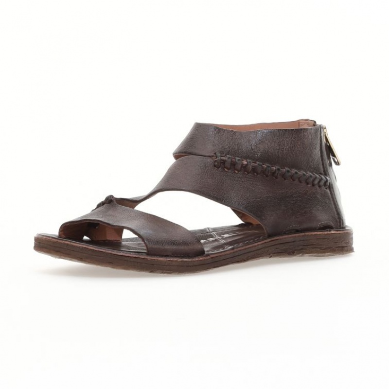 A.S.98 Romey Sandalen Damen Schokolade | DE-816PZLDWN