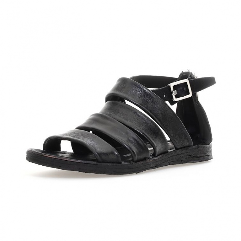 A.S.98 Ros Sandalen Damen Schwarz | DE-983GEWQHM