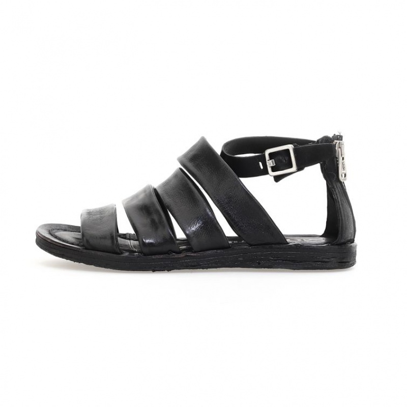 A.S.98 Ros Sandalen Damen Schwarz | DE-983GEWQHM