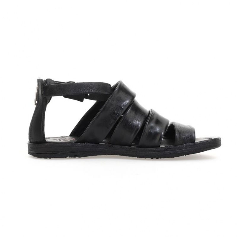 A.S.98 Ros Sandalen Damen Schwarz | DE-983GEWQHM