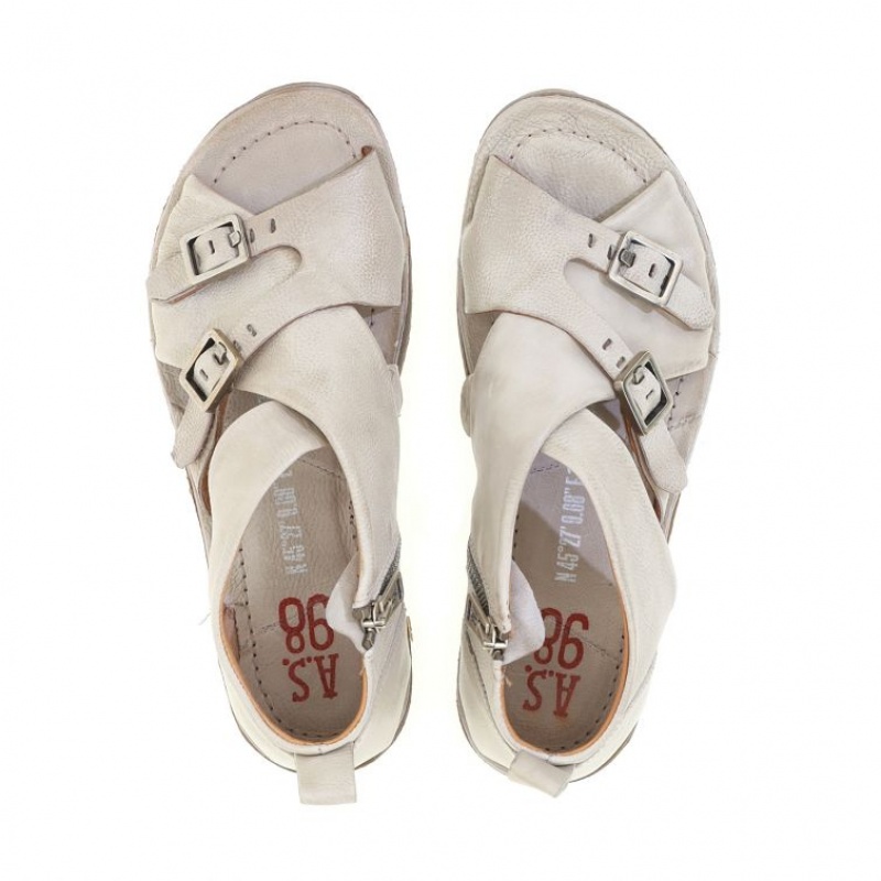 A.S.98 Ruth Sandalen Damen Beige | DE-786VDTKBF