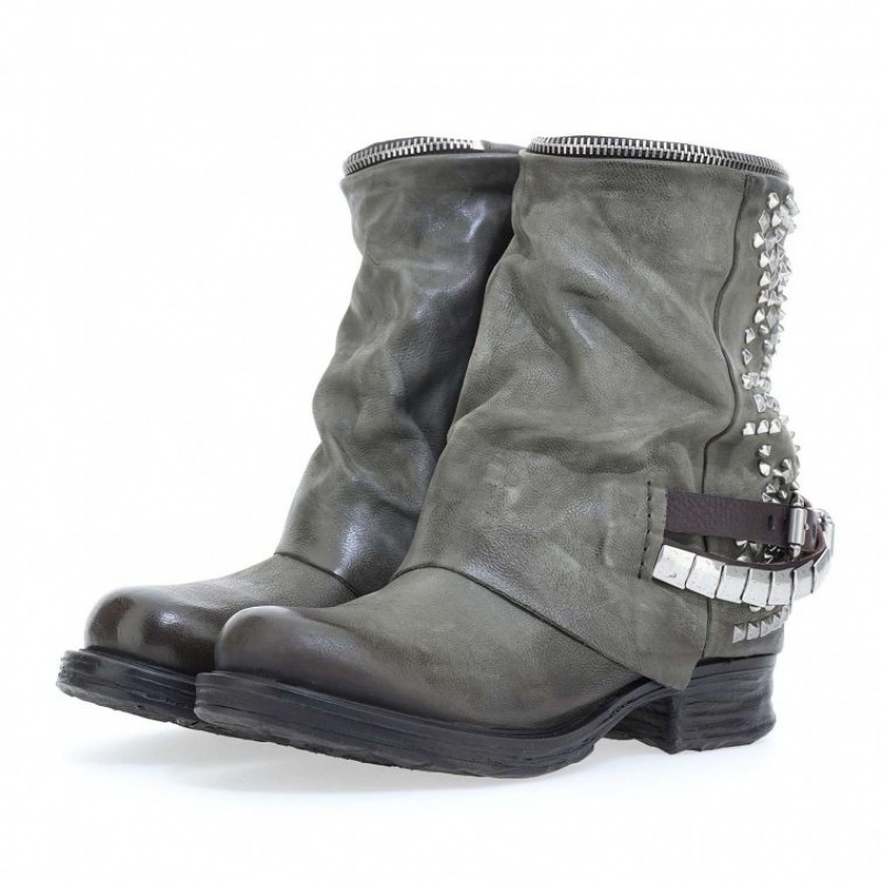 A.S.98 Saintec 259216 Ankle boots Damen Tiefesgrün | DE-293UCZMOF