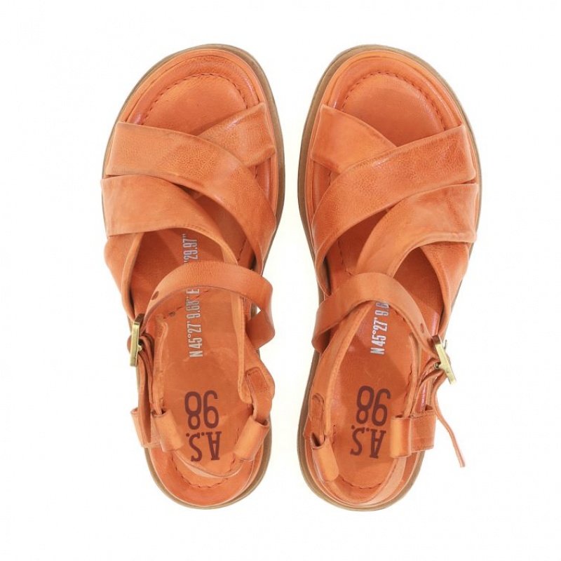 A.S.98 Sallie Sandalen Damen Orange | DE-715ARGHOP