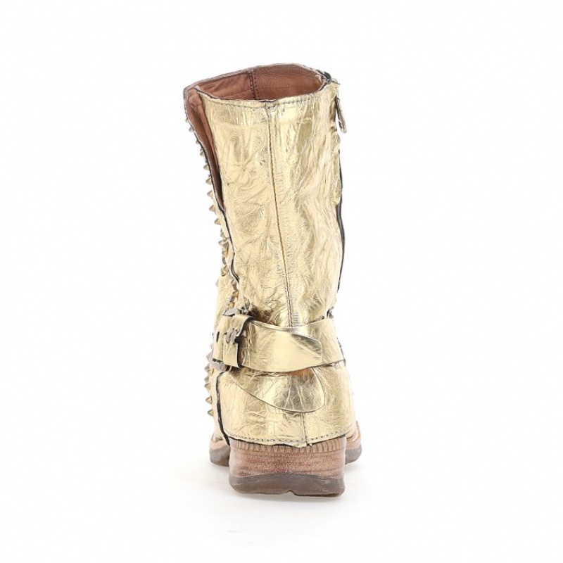 A.S.98 Shana Ankle boots Damen Gold | DE-268XLORCY