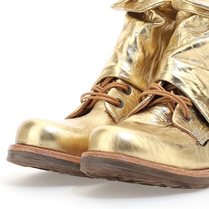 A.S.98 Shanice Ankle boots Damen Gold | DE-013EFNMVU