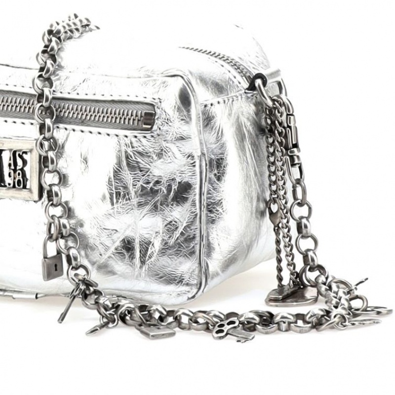 A.S.98 Soleil Taschen Damen Silber | DE-258ZPYQCR