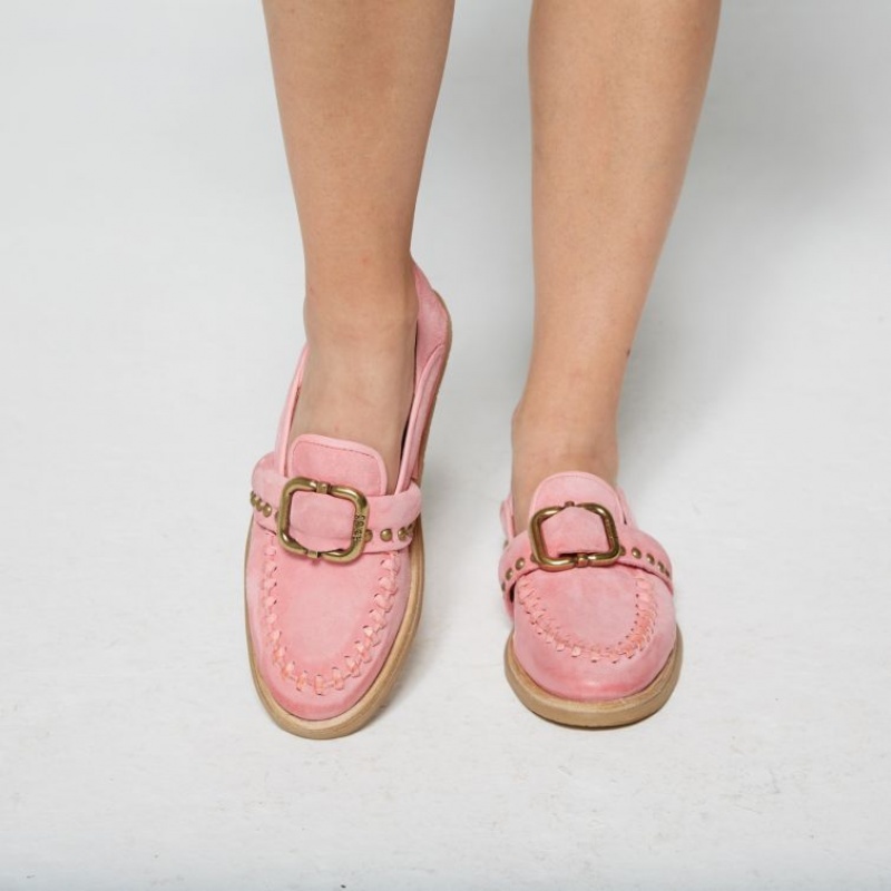 A.S.98 Tamika flat shoes Damen Rosa | DE-549KULOSH