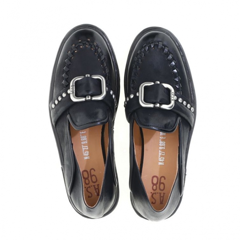 A.S.98 Tamika flat shoes Damen Schwarz | DE-842LNYEJR