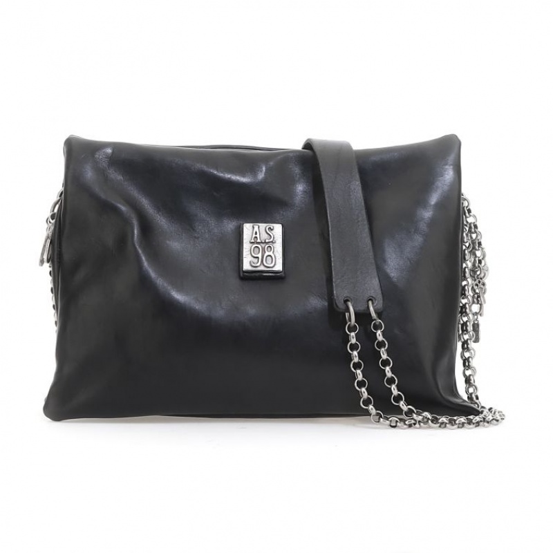 A.S.98 Tempesta Taschen Damen Schwarz | DE-639QKVCTM