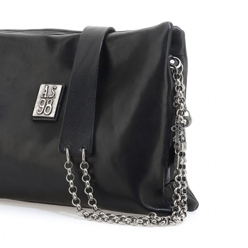 A.S.98 Tempesta Taschen Damen Schwarz | DE-639QKVCTM