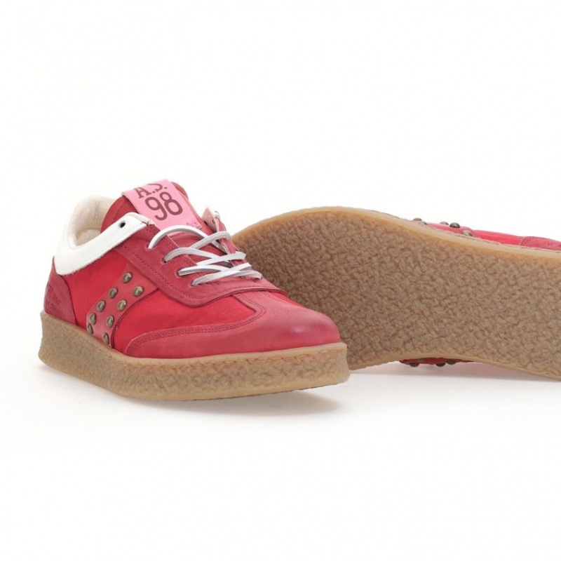 A.S.98 Waldo Sneakers Herren Rot | DE-509JHBAQI