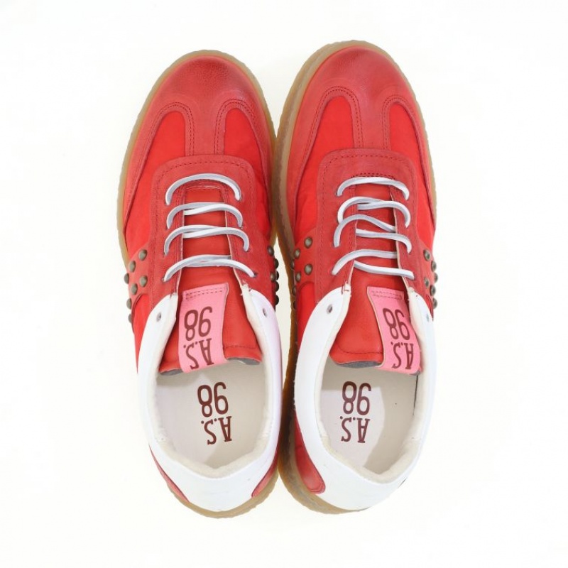 A.S.98 Waldo Sneakers Herren Rot | DE-509JHBAQI