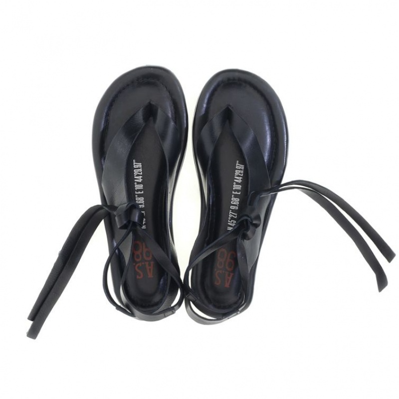 A.S.98 Yanci Sandalen Damen Schwarz | DE-364IHWUGZ