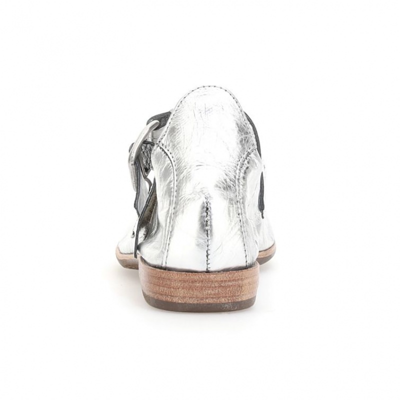 A.S.98 Zowie flat shoes Damen Silber | DE-578XLYIAZ