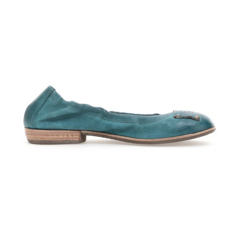 A.S.98 Zula flat shoes Damen Grün | DE-305PDHZQE